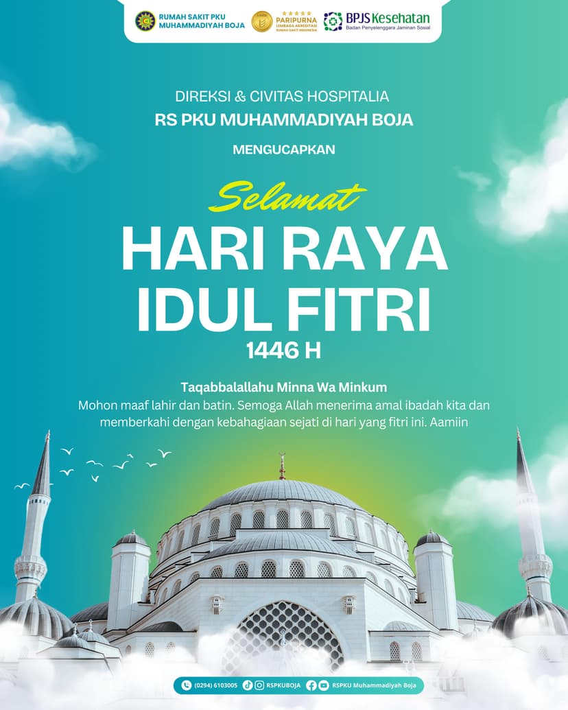 Selamat Hari Raya Idul Fitri 1446 H