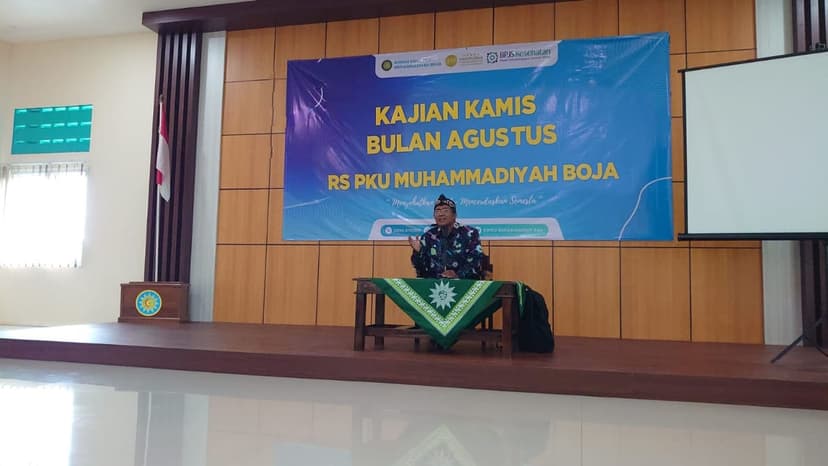 Kajian Rutin Karyawan RS PKU Muhammadiyah Boja Perkuat Spiritualitas dan Ideologi Kemuhammadiyahan